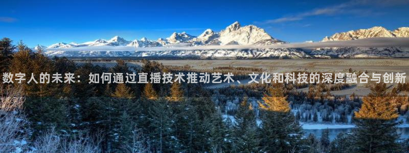 833篮球直播在线直播：数字人的未来：如何通过直播技术推动艺术、文化和科技的深度融合与创新